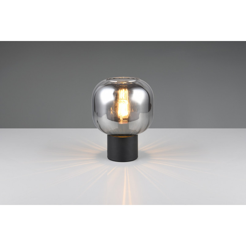 Lampa Trio Diva: Szklana, Chrom / Czarny Mat - Kup Teraz!