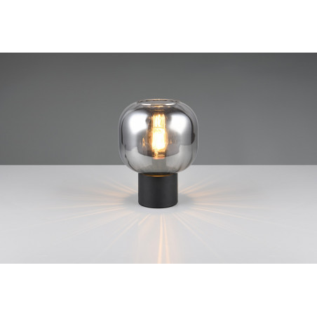 Lampa Trio Diva: Szklana, Chrom / Czarny Mat - Kup Teraz!