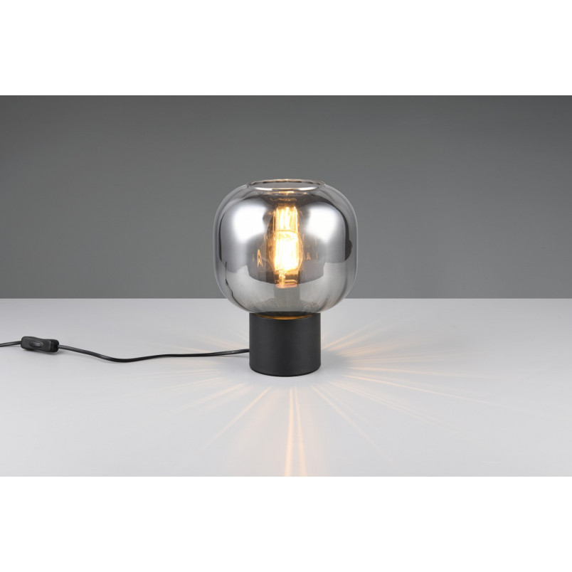 Lampa Trio Diva: Szklana, Chrom / Czarny Mat - Kup Teraz!
