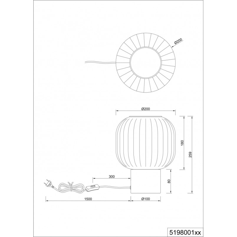 Lampa szklana Trio Diva - Elegancki design | Kup online