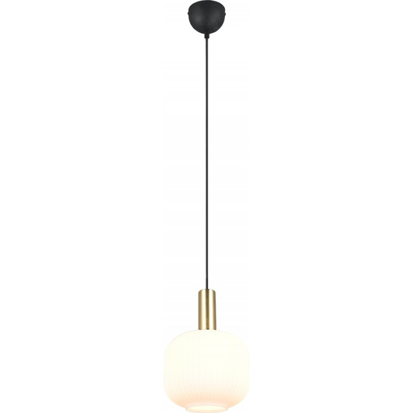 Lampa wisząca Diva biała/mosiądz Trio | Elegancki design