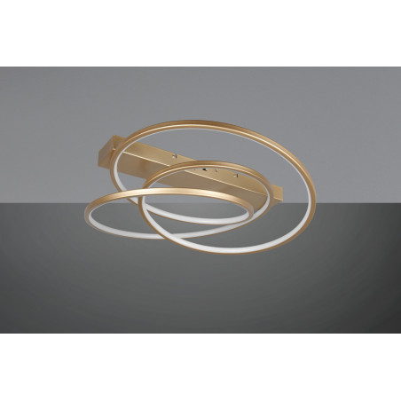 Plafon LED Darvin Trio: Nowoczesny, Złoty, Regulacja Barwy | Sklep Lamp