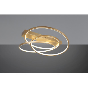 Plafon LED Darvin Trio: Nowoczesny, Złoty, Regulacja Barwy | Sklep Lamp