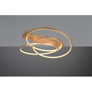 Plafon LED Darvin Trio: Nowoczesny, Złoty, Regulacja Barwy | Sklep Lamp