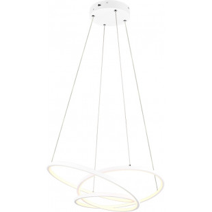 Lampa Wisząca LED Darvin Trio | Nowoczesna, Biała, Regulacja Światła