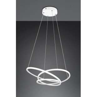 Lampa Wisząca LED Darvin Trio | Nowoczesna, Biała, Regulacja Światła