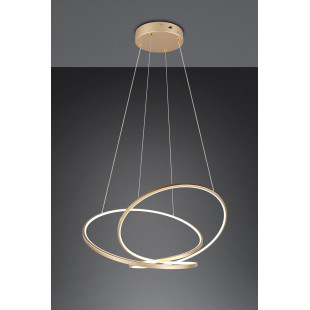 Lampa wisząca Darvin LED Trio | Złota, Nowoczesna, Regulacja Światła