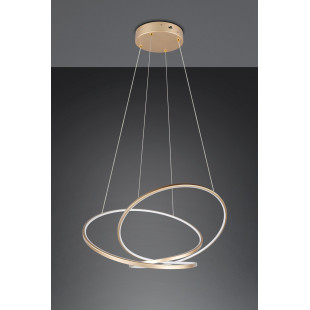 Lampa wisząca Darvin LED Trio | Złota, Nowoczesna, Regulacja Światła
