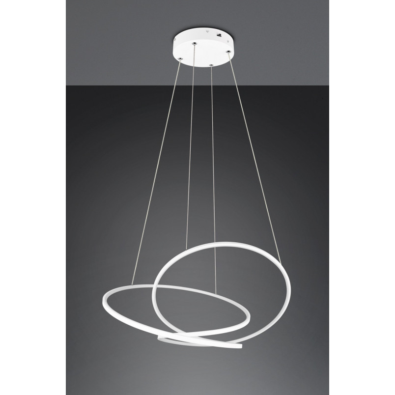 Lampa Wisząca LED Darvin Biała Trio | Nowoczesne Oświetlenie
