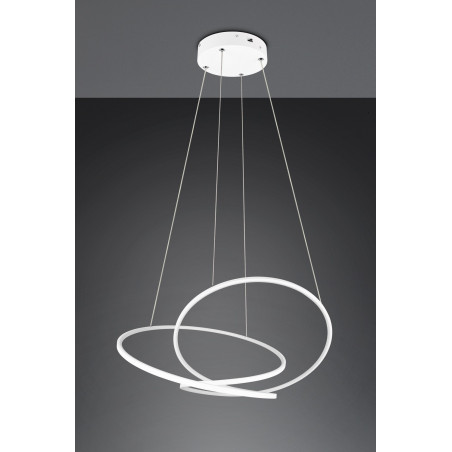 Lampa Wisząca LED Darvin Biała Trio | Nowoczesne Oświetlenie
