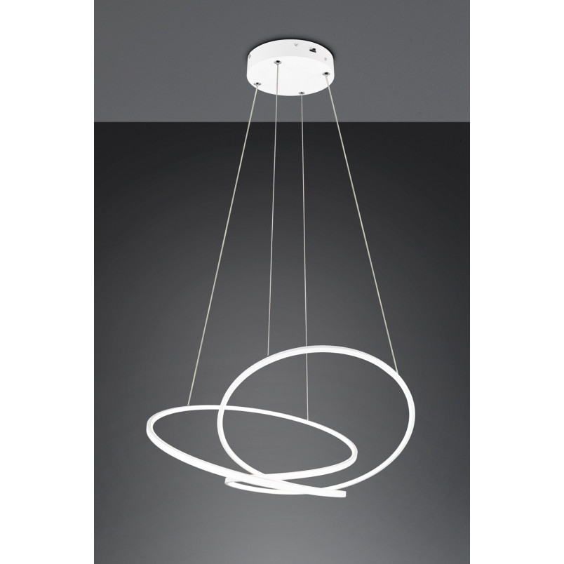 Lampa Wisząca LED Darvin Biała Trio | Nowoczesne Oświetlenie