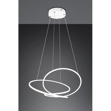 Lampa Wisząca LED Darvin Biała Trio | Nowoczesne Oświetlenie