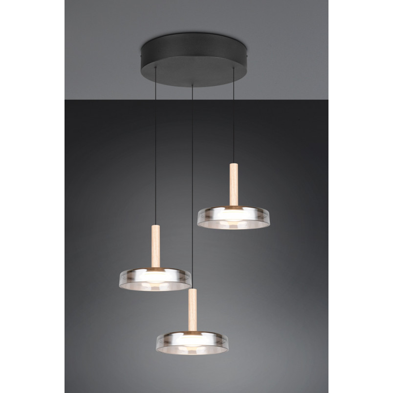 Lampa wisząca Celeste Trio - Nowoczesny design LED