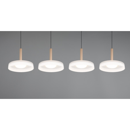Lampa wisząca Celeste LED Trio - Nowoczesny design, 115cm