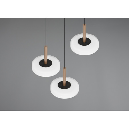 Lampa wisząca Celeste LED Trio | Nowoczesna, potrójna, biała