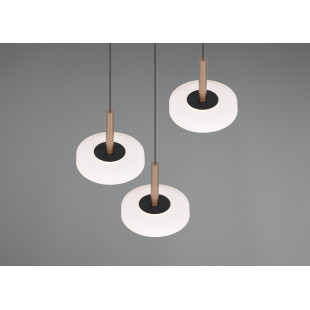 Lampa wisząca Celeste LED Trio | Nowoczesna, potrójna, biała