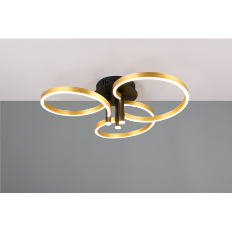Plafon LED Trio Caruso: Nowoczesny design, regulacja barwy