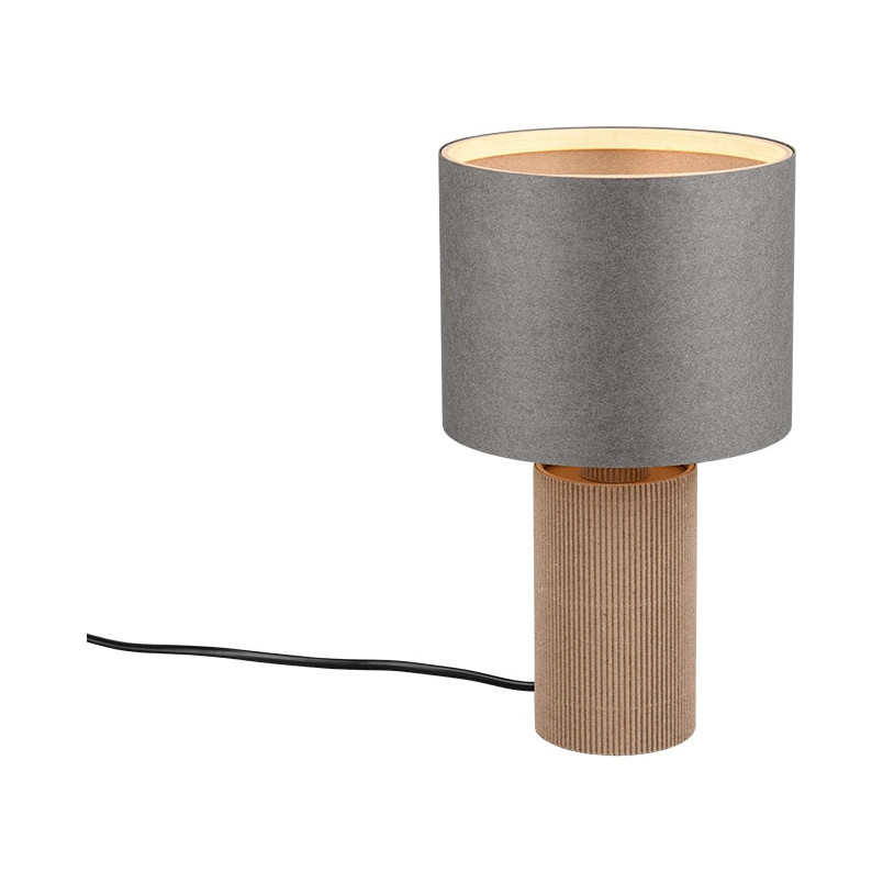 Lampa Trio Canio: Szara, Bambusowa, Japandi | Kup Online