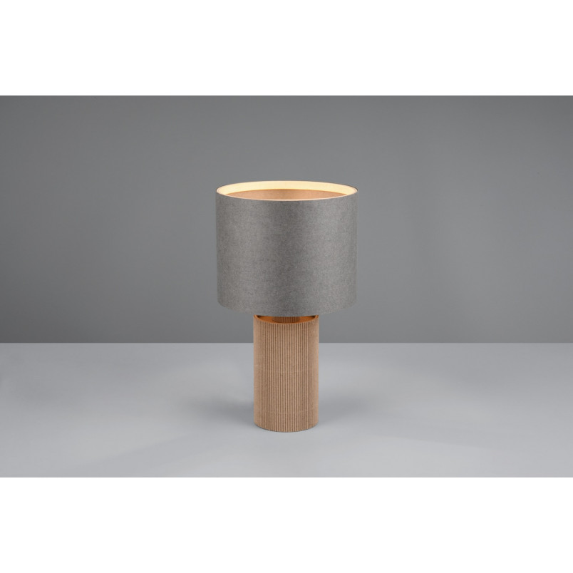 Lampa Trio Canio: Szara, Bambusowa, Japandi | Kup Online