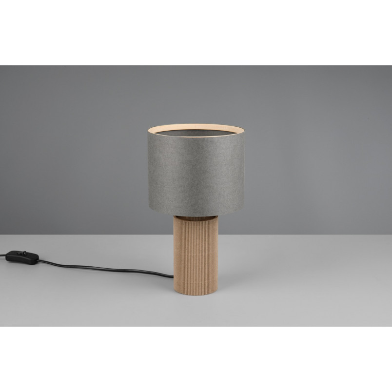 Lampa Trio Canio: Szara, Bambusowa, Japandi | Kup Online