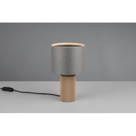 Lampa Trio Canio: Szara, Bambusowa, Japandi | Kup Online