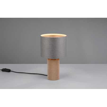 Lampa Trio Canio: Szara, Bambusowa, Japandi | Kup Online