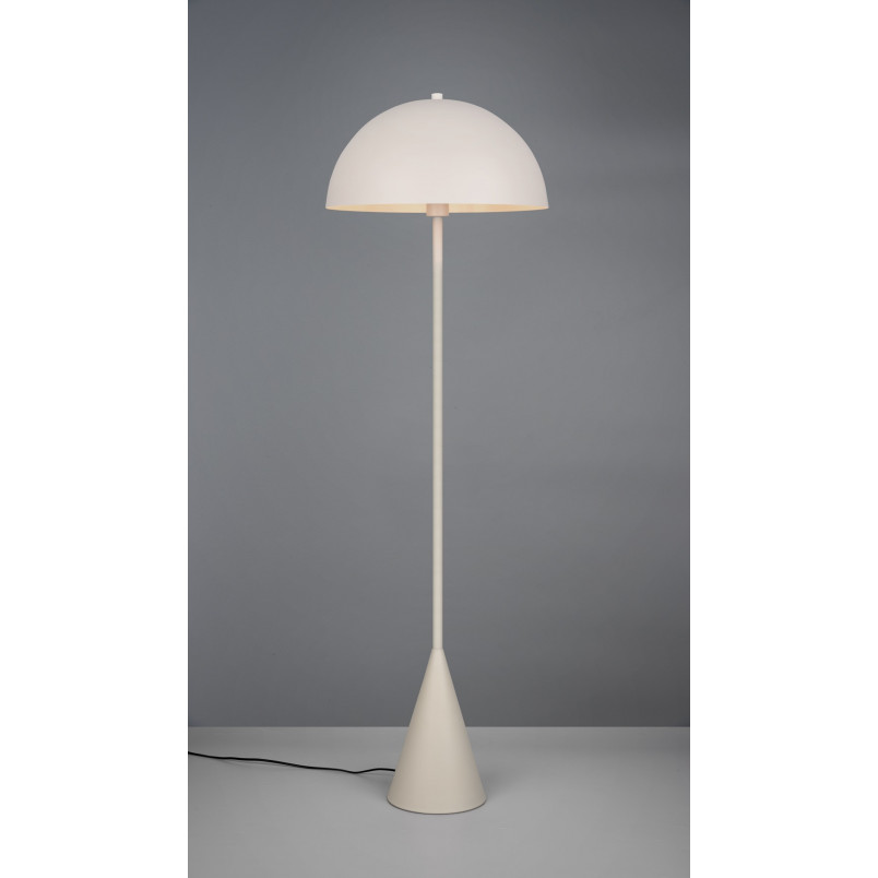 Lampa podłogowa Alfie - Szara, Styl Japandi | Trio