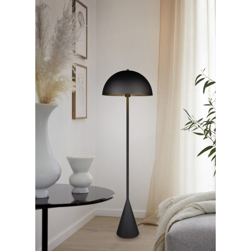Lampa podłogowa Alfie czarna Trio - Design i funkcjonalność