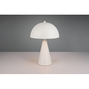 Lampa Alfie Trio: Stylowa lampa stołowa szara w stylu Japandi