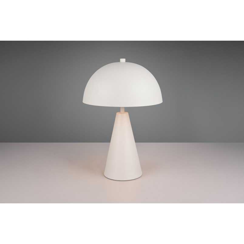 Lampa Alfie Trio: Stylowa lampa stołowa szara w stylu Japandi