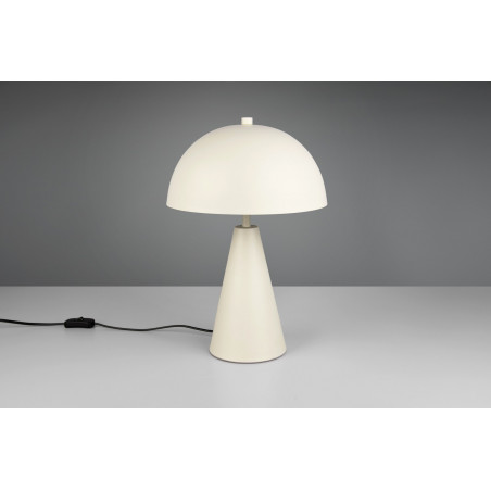 Lampa Alfie Trio: Stylowa lampa stołowa szara w stylu Japandi