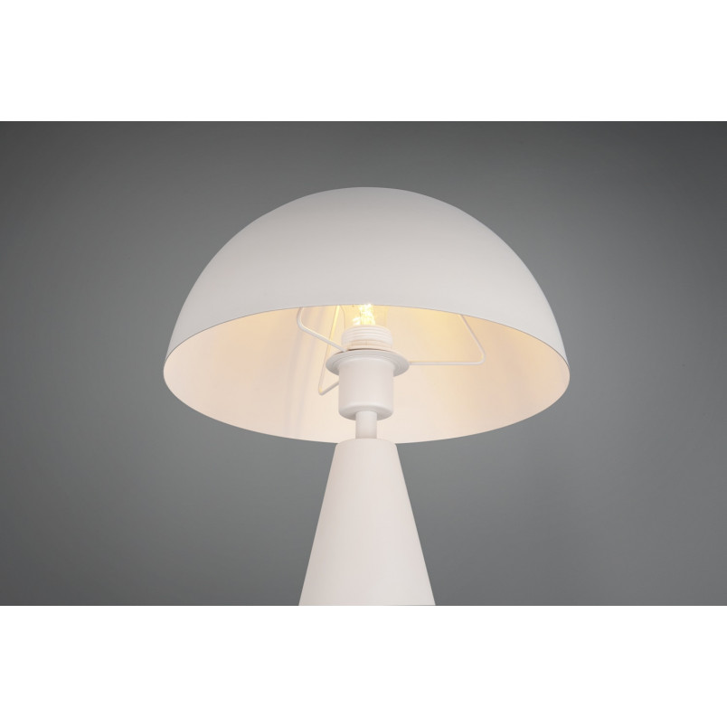 Lampa Alfie Trio: Stylowa lampa stołowa szara w stylu Japandi