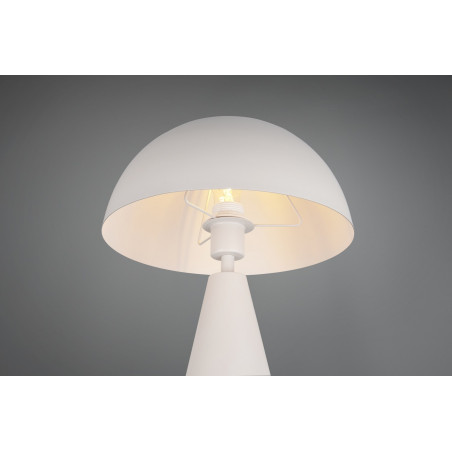 Lampa Alfie Trio: Stylowa lampa stołowa szara w stylu Japandi
