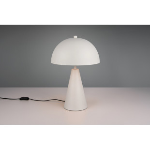 Lampa Alfie Trio: Stylowa lampa stołowa szara w stylu Japandi