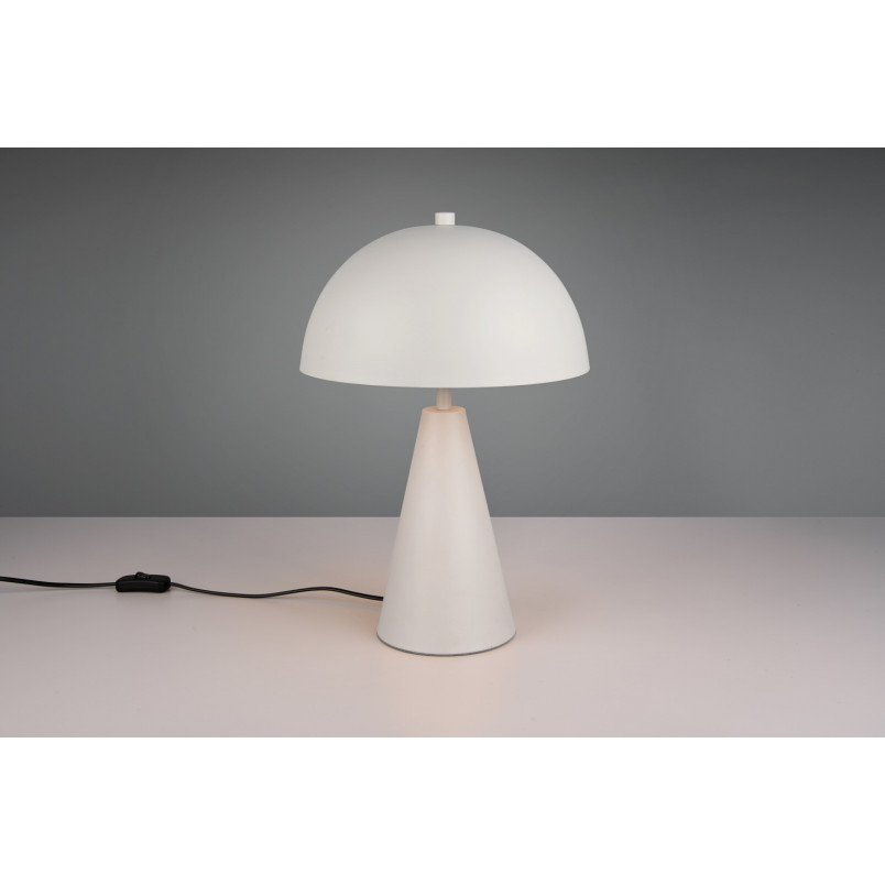 Lampa Alfie Trio: Stylowa lampa stołowa szara w stylu Japandi