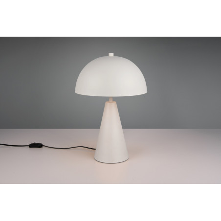 Lampa Alfie Trio: Stylowa lampa stołowa szara w stylu Japandi