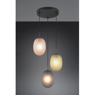 Lampa wisząca Trio Facette III | Szkło multikolor | Kup online