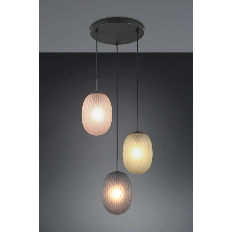 Lampa wisząca Trio Facette III | Szkło multikolor | Kup online