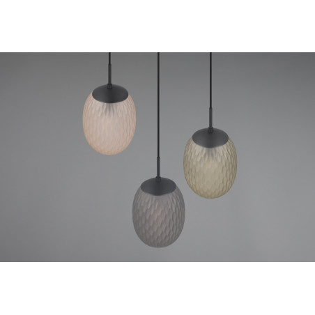 Lampa wisząca Trio Facette III | Szkło multikolor | Kup online