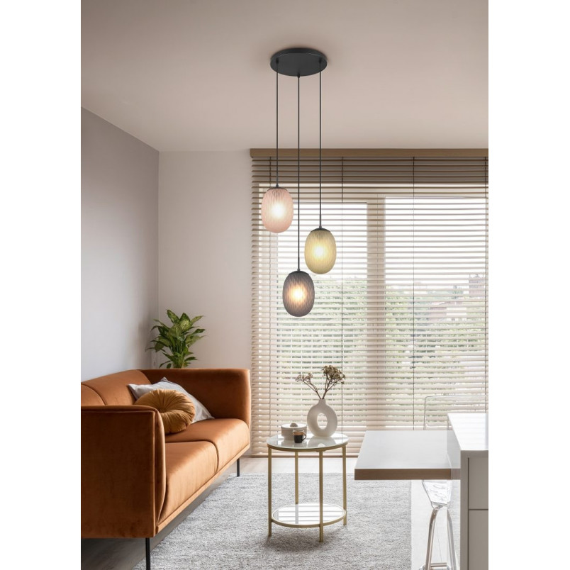 Lampa wisząca Trio Facette III | Szkło multikolor | Kup online