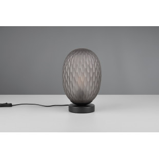 Lampa stołowa Facette Trio - Szklany klosz, szara | Sklep z lampami