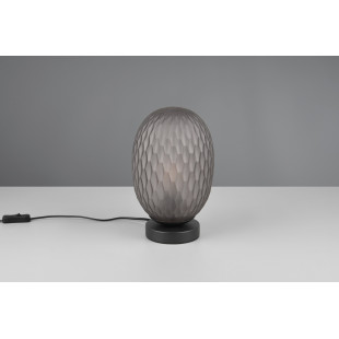 Lampa stołowa Facette Trio - Szklany klosz, szara | Sklep z lampami