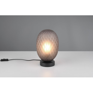 Lampa stołowa Facette Trio - Szklany klosz, szara | Sklep z lampami
