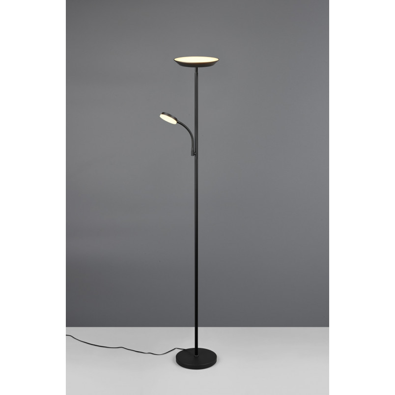 Lampa podłogowa Reality Specter LED - czarna, 178cm