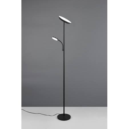 Lampa podłogowa Reality Specter LED - czarna, 178cm