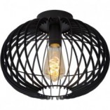 Plafon druciany okrągły Reda 32cm czarny Lucide | Sklep z Lampami