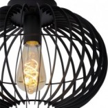 Plafon druciany okrągły Reda 32cm czarny Lucide | Sklep z Lampami