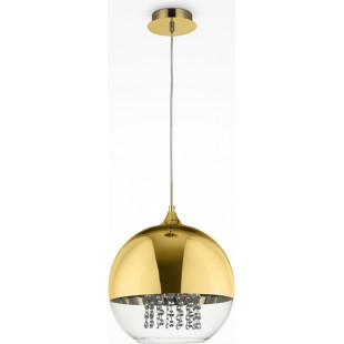 Lampa wisząca szklana złota Maytoni Fermi 30cm | Sklep z lampami