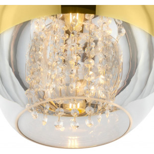 Lampa wisząca szklana złota Maytoni Fermi 30cm | Sklep z lampami