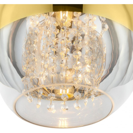 Lampa wisząca szklana złota Maytoni Fermi 30cm | Sklep z lampami